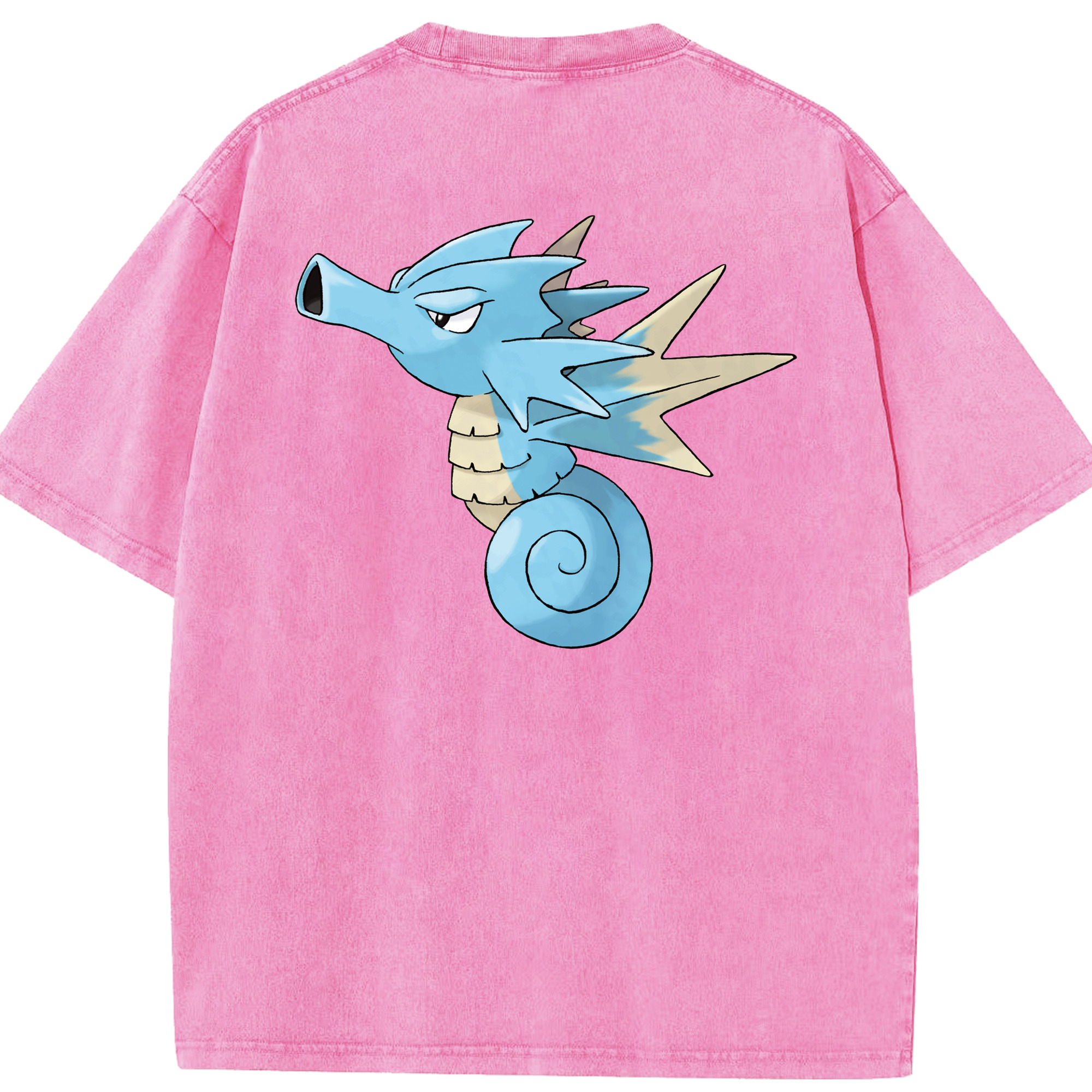 （画像用） ポケットモンスター Pokémon 綿100% ヴィンテージ風 半袖Tシャツ（背面プリント）